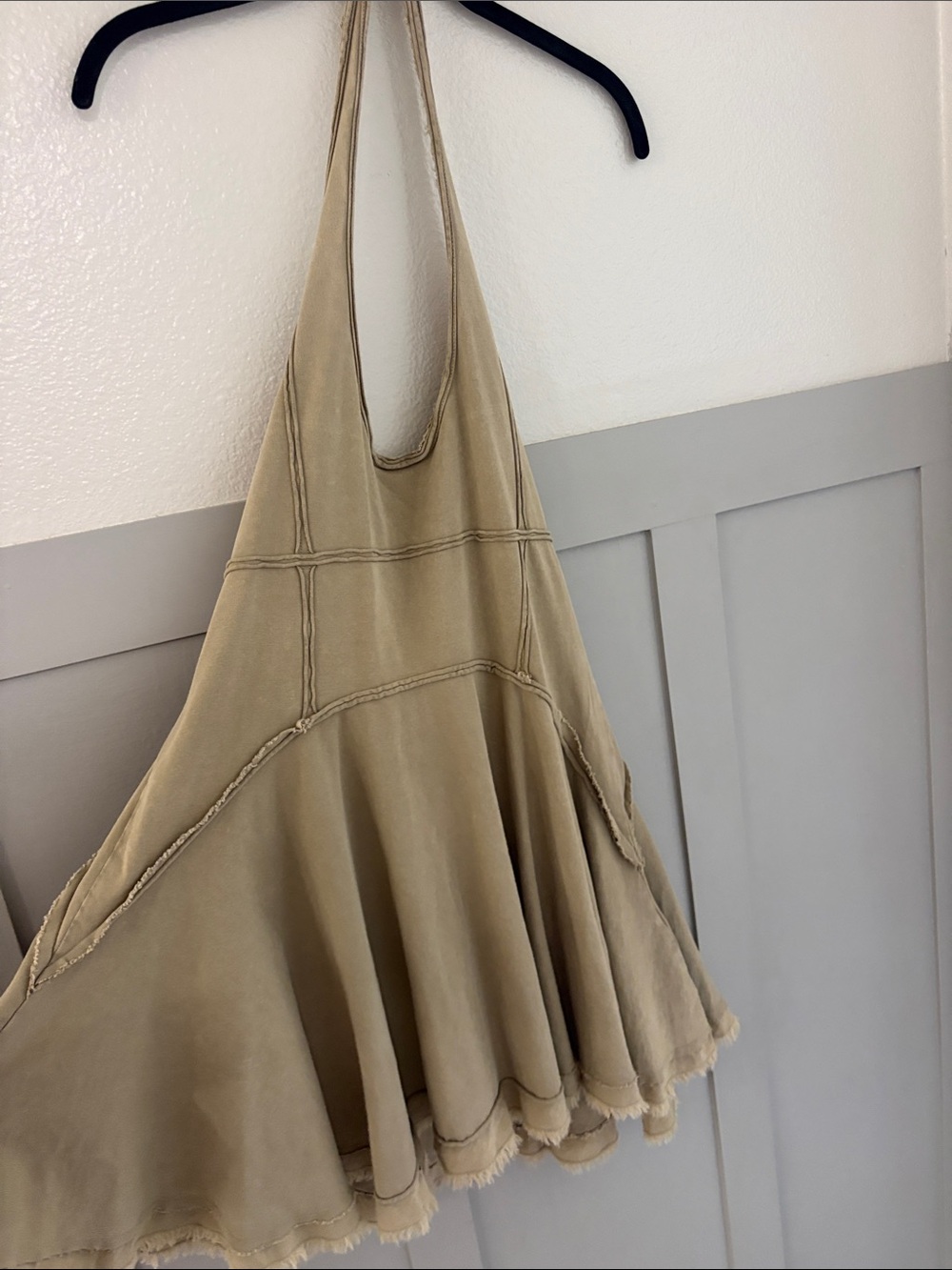 Zara halter mini dress.